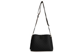 Lucky Bees Bolso de Hombro Negro y Gris